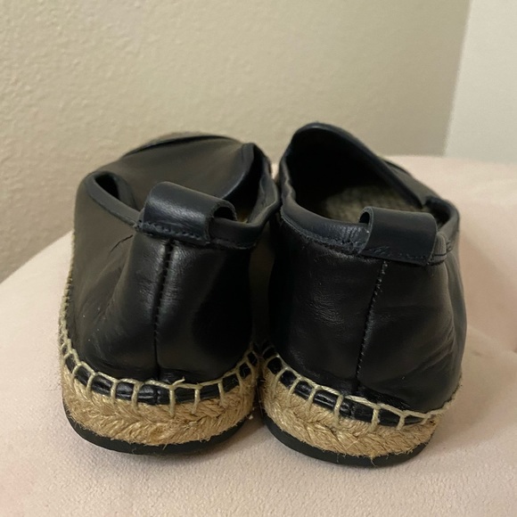 Fendi soft leather espadrille croc-embossed captoe - Picture 3 of 5